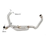 For Suzuki SV650 2016 2017 2018 2019 2020 2021 2022 SV650X 2018 to 2022 SV 650 X Motorcycle Exhaust Middle Link Pipe (New)