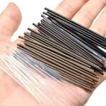 200 PCS Mini Italian Keratin Glue Stick True Italian Fusion Encapsulation Glue Rods For Bulk Making K-tips Hair Extensions (New)