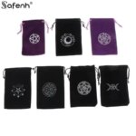 1PCS Velvet Tarots Oracle Cards Storage Bag Runes Constellation Witch Divination Accessories Jewelry Dice Bag Drawstring Pouch (New)
