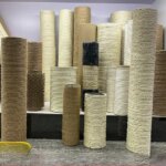 Unusual- Natural Sisal Scratching Post Replacement for Cats - Various Sizes Available 10mm Screw Replacement for Beige (New)
