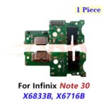 USB Charging Port Board Infinix Note 30 40 PRO PLUS X6716 X6711 X678B X6853 X6851 Charger Dock Connector Flex Cable Repair (New)