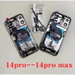 Best Back Cover Housing iPhone 11 12 Mini 13 Pro Max 14 Pro With NFC Wireless Charging Coil Flex Cable (New)
