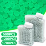 500/1200/1700Pcs Fluorescent 6mm Airsoft BBs Bullets 0.12g BB Strikeball Rifle Gun Plastic BB Balls Glow in the Dark BB Pellets (New)