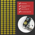 100 Dust Stickers High Temperature Tape Phone Camera Infrared Dot Matrix Protective Sticker Bangladesh (New)