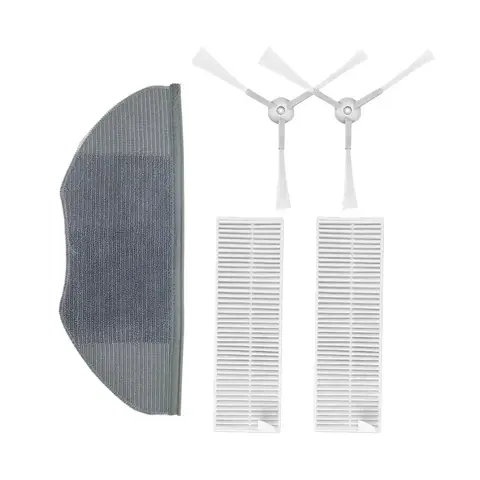 S19ddb2ccb8054eaa994ab82bb5b01187W_480x480q75 Hepa Filter +Mop Cloth Rag +Side Brushes XIAOMI MIJIA G1 MJSTG1 Mi Robot Vacuum-Mop Essential Xaomi Xiomi Accessory (New) - Image 1