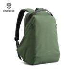KINGSONS 16L Recycled Polyester Backpack for Men & Women 15.6" Laptop Lightweight Daypack with USB Charging Casual Travel Bag (New)