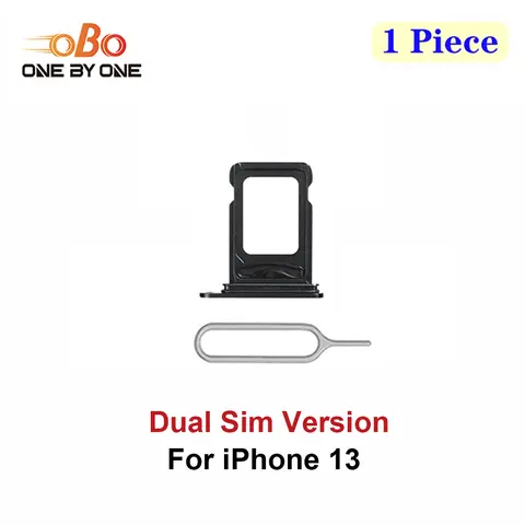 S1a203f18c4384915a775fdccf766af3dv_480x480q75 Dual SIM Card Tray Holder Slot Replacement for iPhone 13 Double SIM Card Tray Slot Holder Pink Black White Blue Red Green(1PC) (New) - Image 1