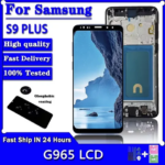 S9 Plus G965U G965W G9650 G965U1 G965F Display Screen Samsung S9+ LCD Display Touch Screen Digitizer Assembly With Frame (New)
