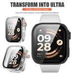 PC Case+Glass Xiaomi Redmi Watch 6 Screen Protector Anti-scratch Film Bumper Protective Cover Redmi Watch 6 Accessories (New)