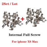2set Full Screw Set For iPhone X XS XR 11 12 Pro Max Mini 7 8 Plus Mobile Accessories Inner Bottom Complete Screws Repair Parts (New)