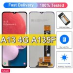6.5 BackShell LCD Samsung A13 4G LCD Display Touch Screen Digitizer Samsung A13 Display LTE A135F A135B A135U SM A135U1 Bangladesh (New)