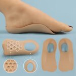 1Pair Orthopedic Insoles Orthotics Flat Foot Sole Pad For Shoes Insert Arch Support Pad For Feet Care Insoles Unisex（skin color） (New)