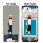 6.5" OEM LCD For Motorola Moto E22 E22i Display Touch Screen Digitizer Replacement With Frame For Motorola Moto E22i (New)