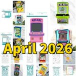 New Window Box Card Arcade Machine Metal Cutting Dies Clear Stamps for DIY Making Gift Card Scrapbook Decoration April 2026 (New)