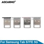 Aocarmo Samsung Galaxy Tab S7 FE 5G T736B Sim Card Tray MicroSD Slot Holder Replacement Parts Bangladesh (New)