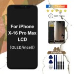OLED 16 For iPhone X XR XS MAX 11 12 Pro Display 15 Pro Max Screen Touch For IP 13 Pro 14 Plus 13 MINI Display 15 Plus 12 Mini (New)
