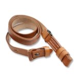 World War II 98k Leather Strap Sling Germany Army Equipment Belt WW2 Reproduction Accessory (New)