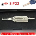 SIP22 LISHI 2-IN-1 Decoder For Fiat Alfa Romeo Lancia. Maserati Lock Decoder Locksmith Tool Lishi pick tool Door opening to (New)