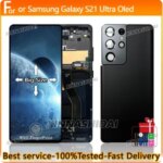 High Quality OLED Samsung S21 Ultra LCD Display Touch Screen Digitizer Assembly OLED Screen Replacement With Frame Bangladesh (New)