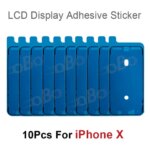 10Pcs LCD Display Adhesive Waterproof Seal Sticker iPhone X XR XS Max Xsmax Front Side Seal Tape Glue Repair Sticker (New)