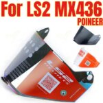 Original LS2 MX436 PIONEER Helmet Lens Color Mask Buckle Anti Fog Sticker MX436 Helmet Accessories Replacement Lens Windshield (New)