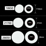 18650 21700 26650 White Insulation Gasket Li-ion Battery Pack Cell Barley Adhesive Paper Glue Fish Electrode Insulated Pads (New)