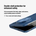 Nillkin For OPPO Find N5 5G Fold Case Super Frosted Shield Prop Camera Stand hard pc TPU Frame Lens Cover Protect (New)