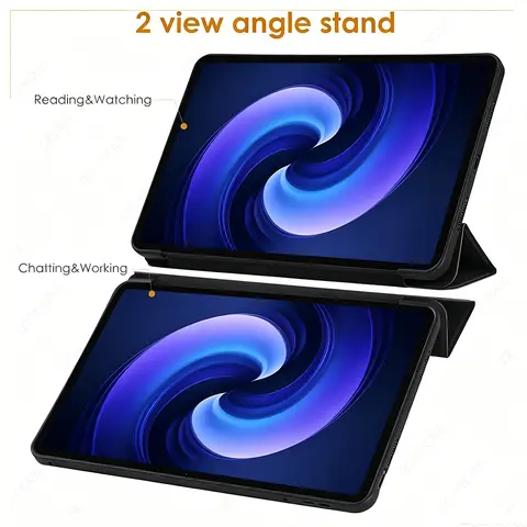 S1ce20547b1a74dddb5a7142761bfe48cQ_480x480q75 Tablet Case Xiaomi Pad 6 7 8 Pro 11 112 Redmi Pad 2 SE 87 11 PU Leather Flip St Smart Cover Soft Silicone Back Shell (New) - Image 1