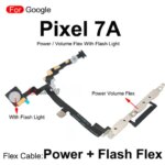 Google Pixel 7A Power On Off  Volume Buttons Flex With Flash Light Sensor Flex Cable Repair Part (New)