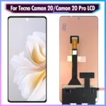 667 AMOLED Tecno Camon 20 4G LCD CK6 CK6n Display Touch Digitizer Screen Assembly Replace Tecno Camon 20 Pro CK7n LCD (New)