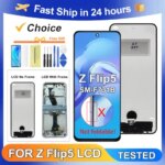 Tested Z Flip5 5G SM-F731B F731U F731W F731N For Samsung For Z Flip 5 LCD Display Touch Screen Digitizer Assembly Replacement (New)
