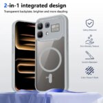 Infinix Note 60 Magsafe Magnetic Wireless Charging Case Cover Infinix Note 60 Pro Airbag Anti-Fall Acrylic Case Phone Coques (New)