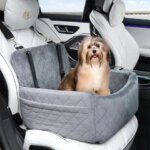 New Car Dog Bed Pet Mat for Front and Rear Seats Dog Outdoor Safety Seat Belt Fixed Soft Protection Co Pilots Pet Nest (New)