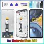 Tested LCD Motorola Moto G22 2022 LCD Display Touch Screen Digitizer Replacement Assembly Motorola Moto G22 XT2231 Bangladesh (New)