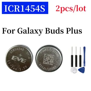 S1dc69a8daf5845dabe31a6f16bb13d0ai_300x300q75.webp 2/lot Replacement EVE ICR1454S 1454 3.7V 85mAh Battery Galaxy Buds+ /Buds Plus TWS Headphone Battery + Free Tools Bangladesh (New) - Image 1
