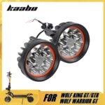Front Headlight for KAABO WOLF KING GTR WOLF KING GT PRO & PRO+ WOLF WARRIOR GT PRO & PRO+ Electric Scooter LED Lamp Head Light (New)