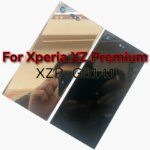 Glass Sony Xperia XZ Premium Back Housing Rear Battery Cover Door Housing Case Replacement Parts XZP G8141 (New)