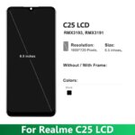 65'' OPPO Realme C25 RMX3193 LCD Display Touch Screen Assembly Replacement Realme C25S RMX3195 LCD Display (New)