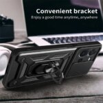 Coque Vivo Y36 Y 36 5G Case Push Window Lens Coverage Ring Bracket Etui Vivo Y36 4G V2247 Y35 Military Heavy Duty Cover (New)