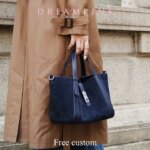 Luxury Women Handbag Custom Letters Small Female Hobo Tote Bag Velvet Suede Cow Leather New Design Lady Top Handle Shoulder Bag (New)