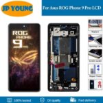 6.78 Original AMOLED Asus ROG Phone 9 Pro LCD Display Touch Screen Digitizer Assembly Asus ROG 9 Pro LCD Replacement Bangladesh (New)