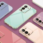 vivo V25 Pro Case vivo iqoo 9T Cover vivo IQOO 10 IQOO10 Pro case Luxury Square Plating Phone Case V25 Shockproof Back Cover (New)