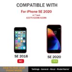 For iPhone SE 2 2020 LCD Screen Full Set Display Complete Assembly Replacement Touch Digitizer+Camera+Earpiece A2275 A2298 A2296 (New)
