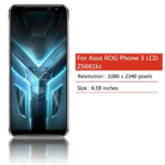 659AMOLED Asus ROG Phone 3 ROG 3 LCD Display Screen Touch Panel Digitizer Asus ROG Phone 3 Strix LCD ZS661KS Display (New)