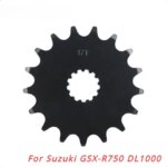 525 17T Front Sprocket Wheels For Suzuki GSR600 DL650 GSF650 Bandit SV650 GSR750 DL800 V-Strom DL1000 GSX-S1000 DL1050 (New)
