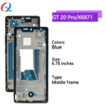 Middle Frame For Infinix GT 20 Pro X6871 Middle Frame Front Housing Bezel Replacement Part With Side Button Key (New)