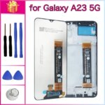 66 Tested LCD Samsung Galaxy A23 5G Phone Display with Frame Touch Screen Digitizer Assembly Samsung A236U A236B A236E (New)
