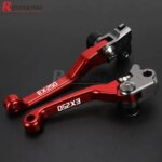 Motorcycles Aluminum Dirt Bike Foldable Brake Clutch Levers Handle Grip FOR GASGAS Gas Gas EX250F EX250 F EX 250F 2021 2022 2023 (New)