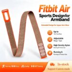 Fitbit Air Armb Google Sport Fitness Tracker Nylon Woven Breathable Watch B Adjustable Soft Wrist Strap Running (New)