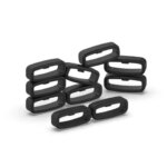 2 5 10PCS Rubber Watch Strap B Keeper Loop Security Holder Retainer Ring 18 20 22 Huawei Xiaomi Samsung Galaxy Watch (New)